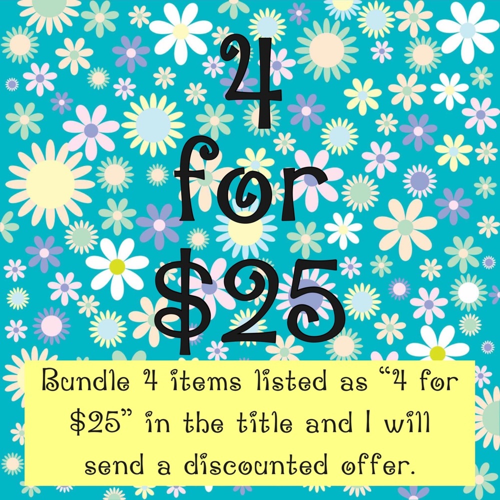 4/$25 items